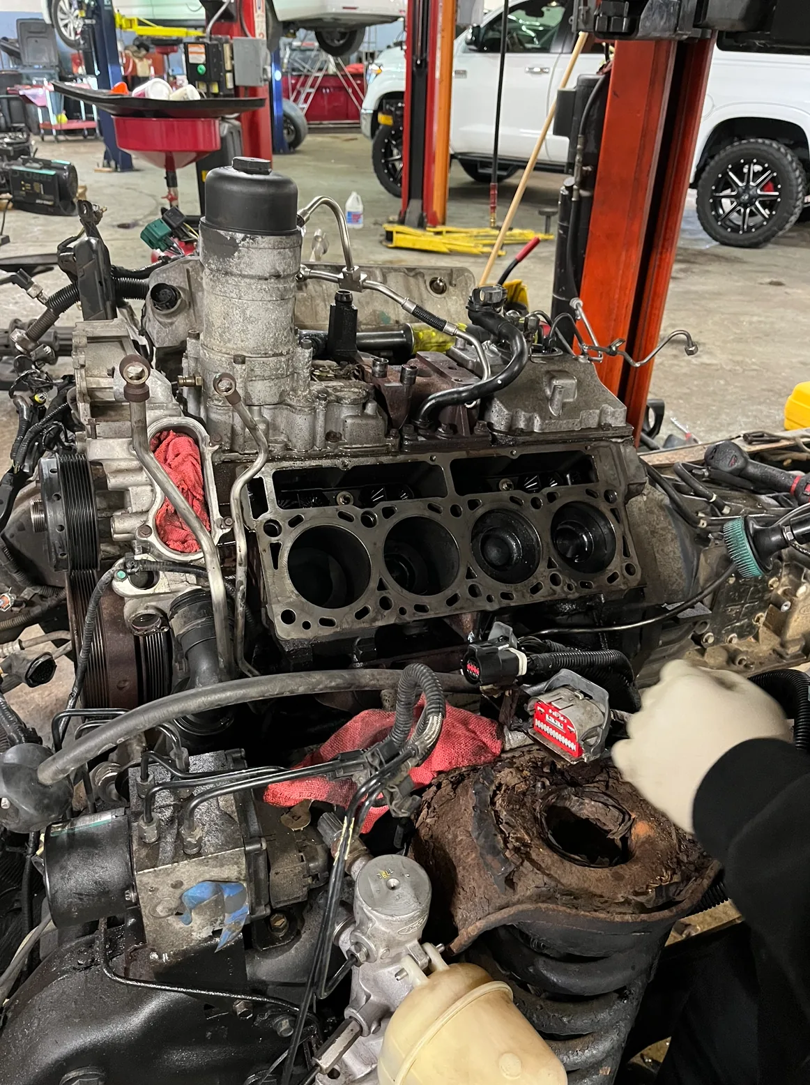 Engine block rebuild at Mint Hill Automotive in Mint Hill NC