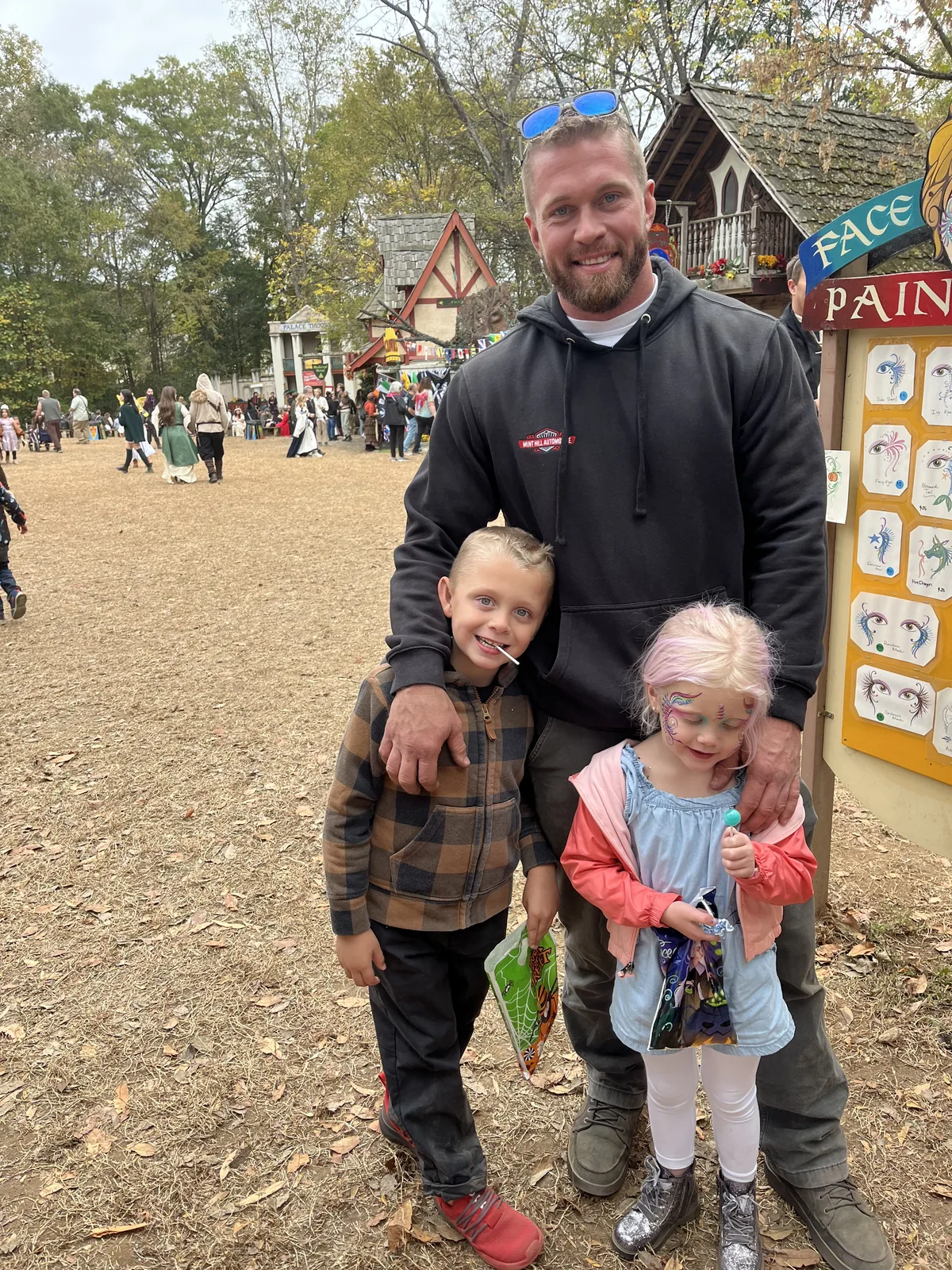 Max, owner of Mint Hill Automotive in Mint Hill NC, with his two kids